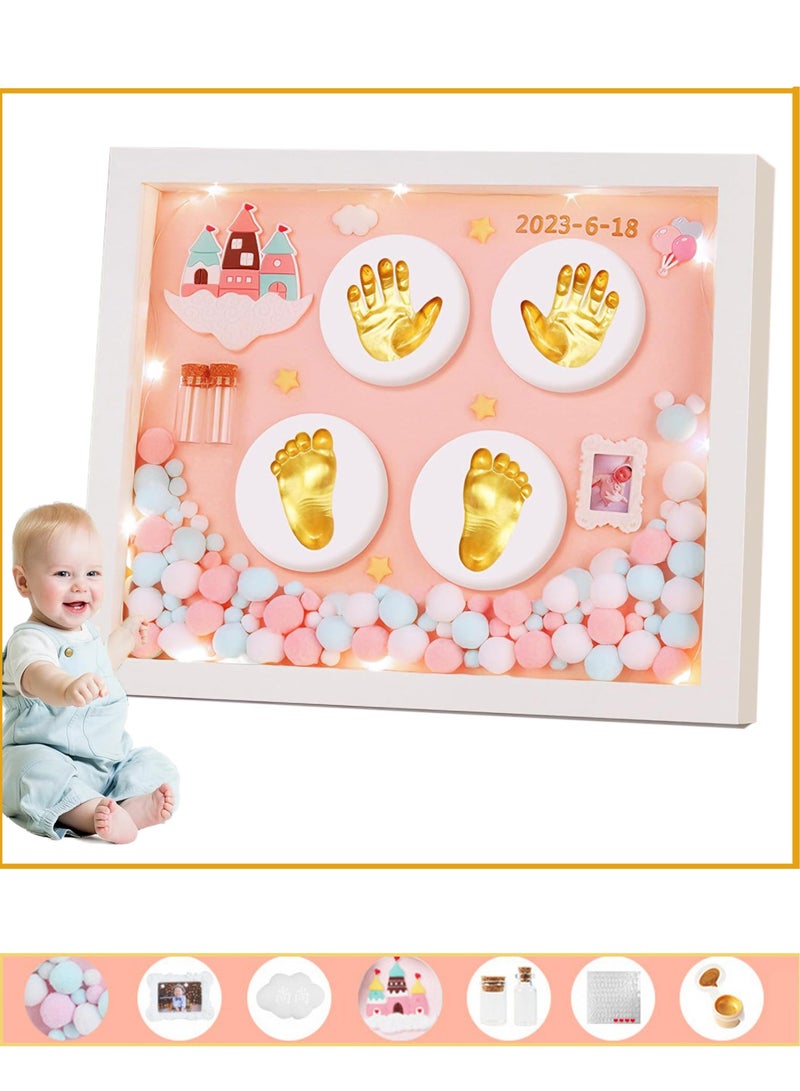 Xierbao DIY Handprint or Footprint Clay Keepsake for Newborn Girls and Boys - Image 2