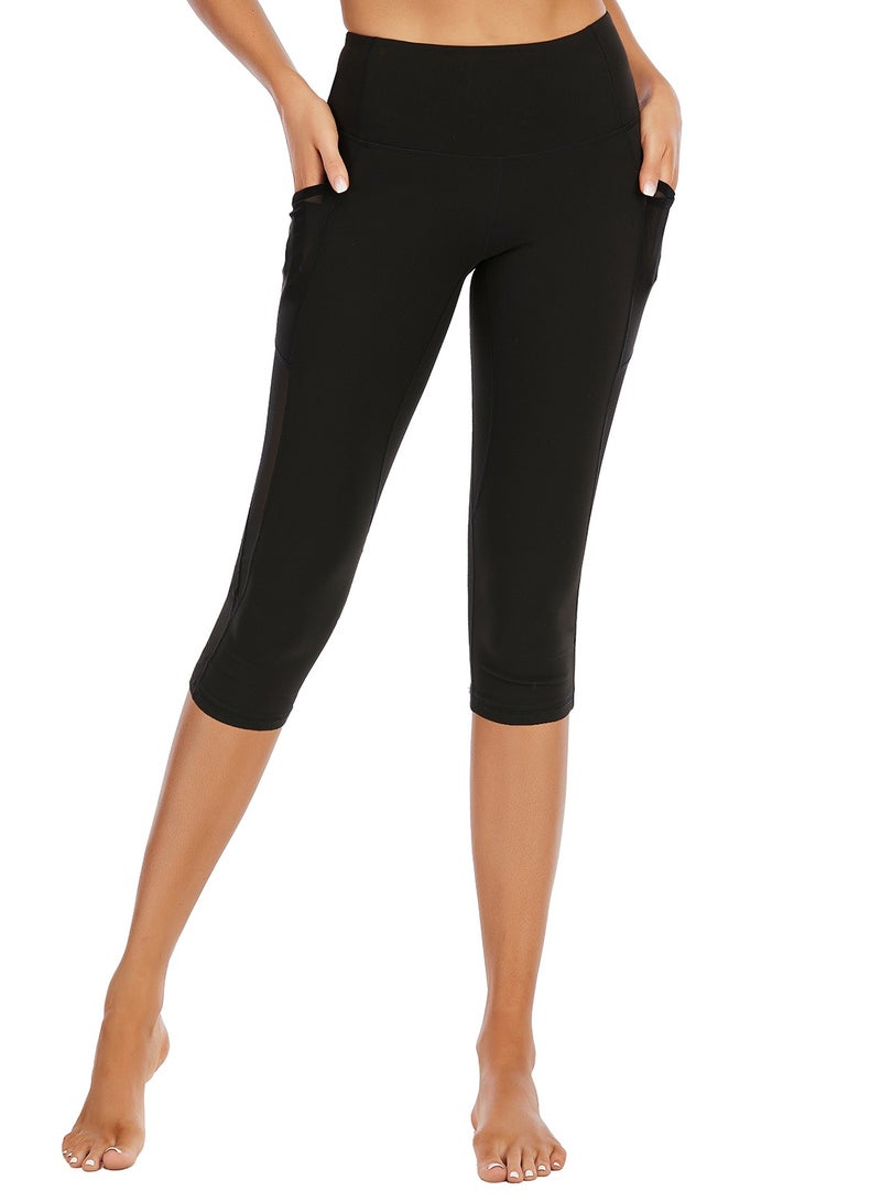 Loquat Women Quick Dry Breathable Yoga Pant Black  - Image 1