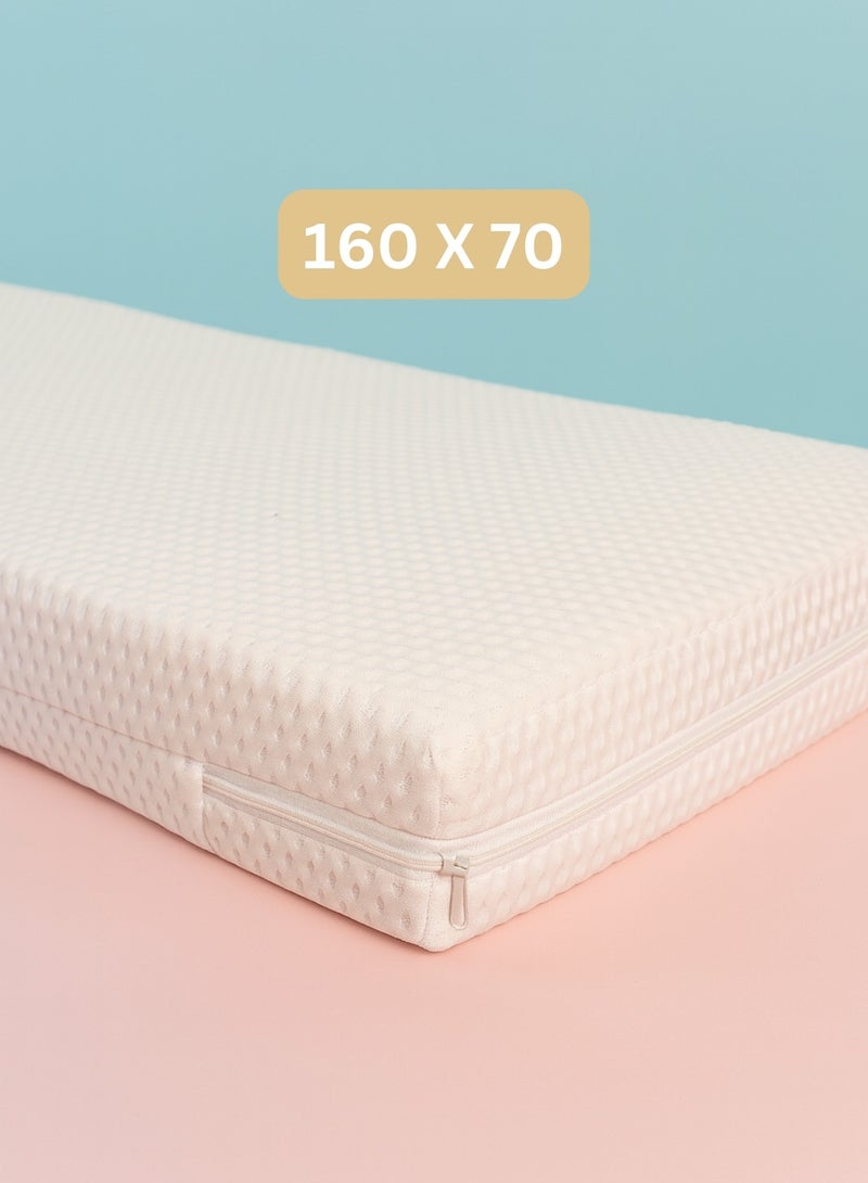 F.A.M.S Luxury Baby Mattress Dream Box Set – Newborn Sleep Essentials with Cotton Bedding, Baby Pillows, Protectors & Surprise Gift - Image 4