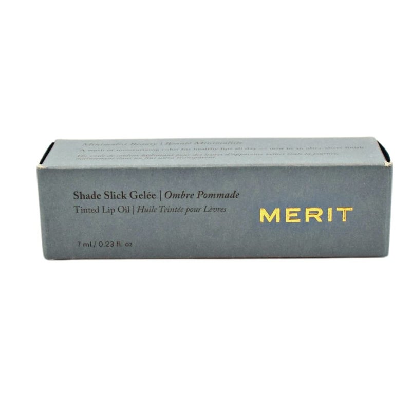 MERIT Shade Slick GelÃ©e Sheer Tinted Lip Oil Les Deux - Image 5
