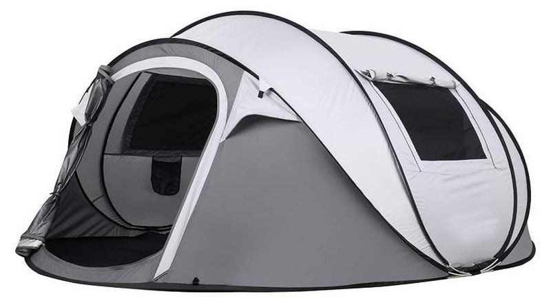 ميريزا خيمة تخييم منبثقة ، خيمة 5-6 أشخاص ، خيمة إعداد تلقائية لمدة 3 ثوان ، خيمة عائلية مظللة مقاومة للماء ، خيمة قبة محمولة خفيفة الوزن للتخييم في الهواء الطلق ، والمشي لمسافات طويلة ، والتعثر والشاطئ - Image 1