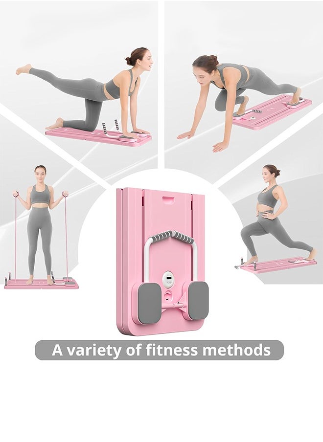 JoyousSto Pilates Board,Multifunctional Abdominal Board, Ab Core Trainer, Ab Trainer Machine, Ab Board, Exercise Board, Abs Workout Equipment, Core Workout Equipment,Pink  - Image 2