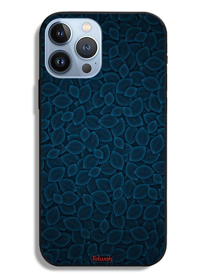 Tolwak - Apple iPhone 13 Pro Max Protective Case Digital Art Leaves Pattern - Image 1