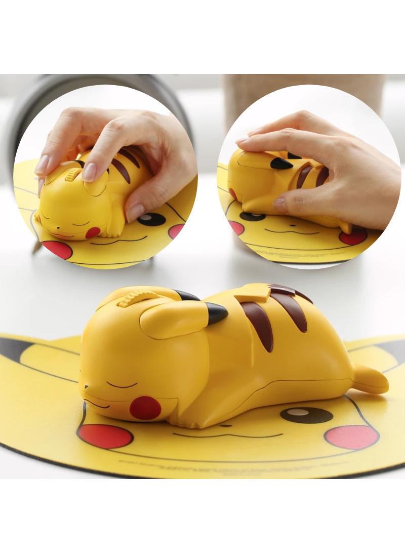 Pikachu USB Wireless Mouse Pokemon Bluetooth - Image 1