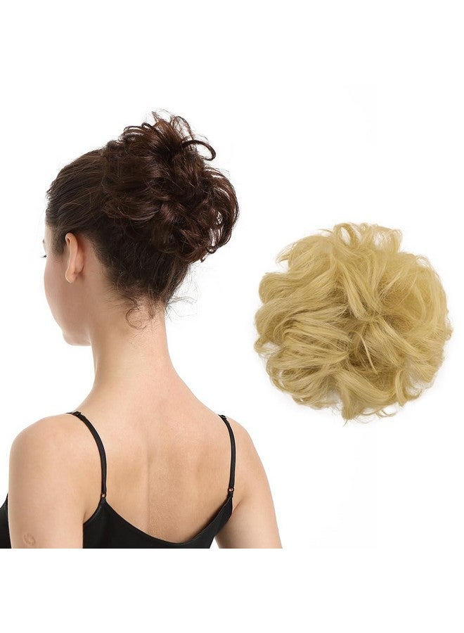 بارسدار وصلات شعر بارسدار 100% من شعر الإنسان - قطع شعر أشقر فوضوية على شكل كعكة للنساء - تسريحات شعر بشري طبيعية مرفوعة يوميًا - Image 1