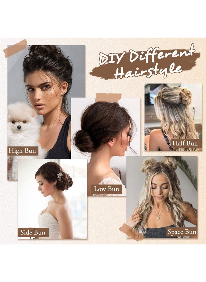 بارسدار وصلات شعر بارسدار 100% من شعر الإنسان - قطع شعر أشقر فوضوية على شكل كعكة للنساء - تسريحات شعر بشري طبيعية مرفوعة يوميًا - Image 5