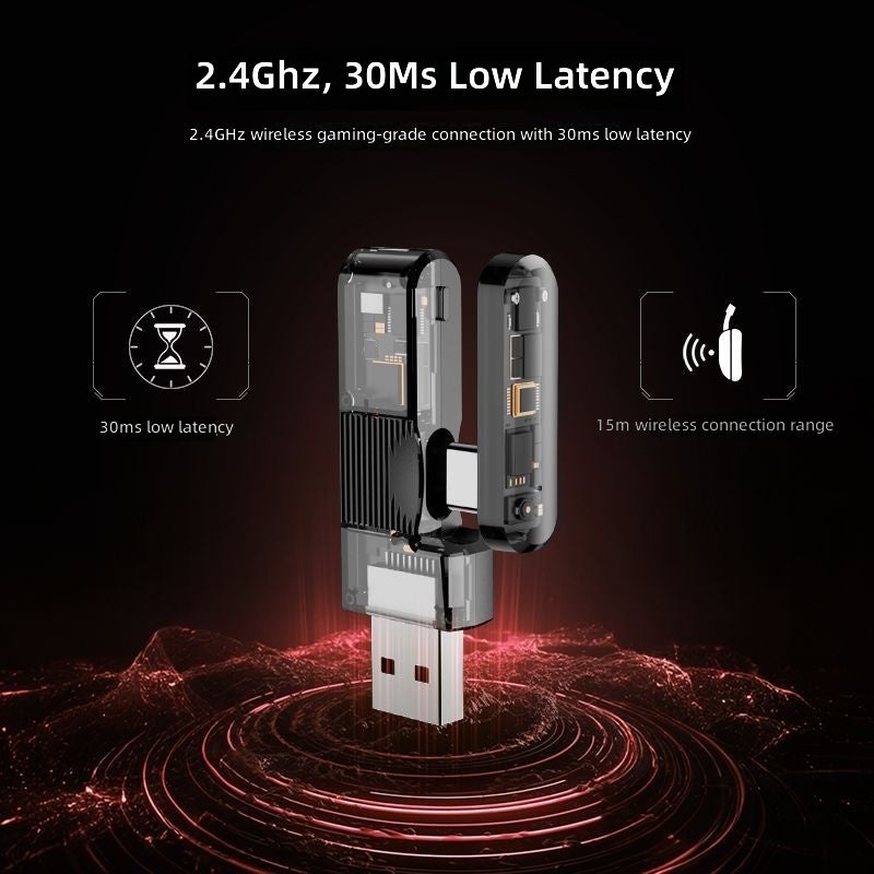OneOdio G18BT Wireless Gaming Headset - Over-Ear 2.4GHz Triple Mode for PC Gaming - Image 4
