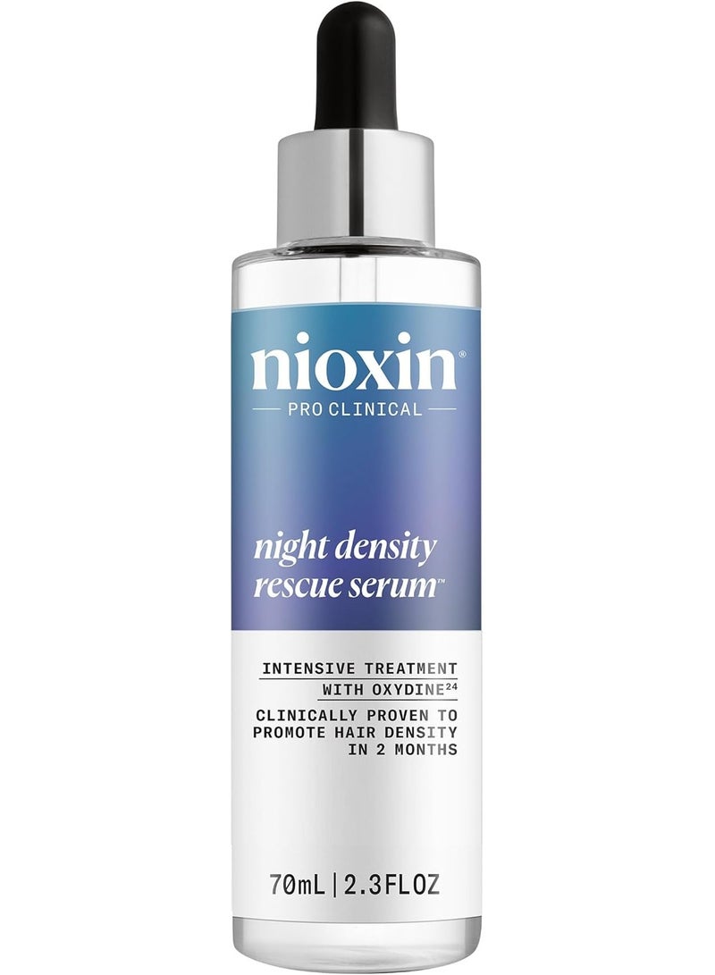 Nioxin Night Density Rescue Serum - Overnight Hair Thickening Serum, 2.4 fl oz