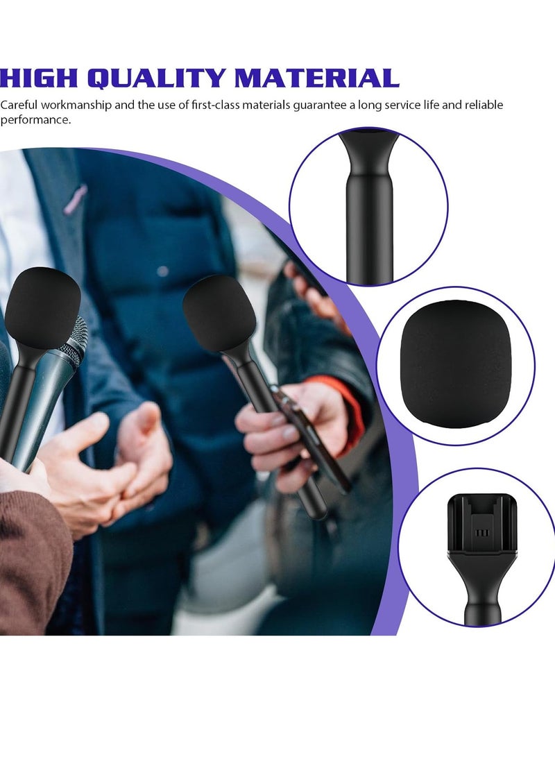 ELTRAZONE Universal Interview Handheld Adapter Stand Holder Wireless Lavalier Microphone Mount for Wireless GO I/II, Rode Wireless Me/Pro, DJI Mic 1/2, Universal Handheld Mount for Interviews, Podcasts, and Content Creation - Image 4