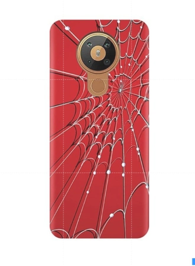 إيه إم سي ديزاين غطاء حماية واق لهاتف نوكيا 5.3 أحمر