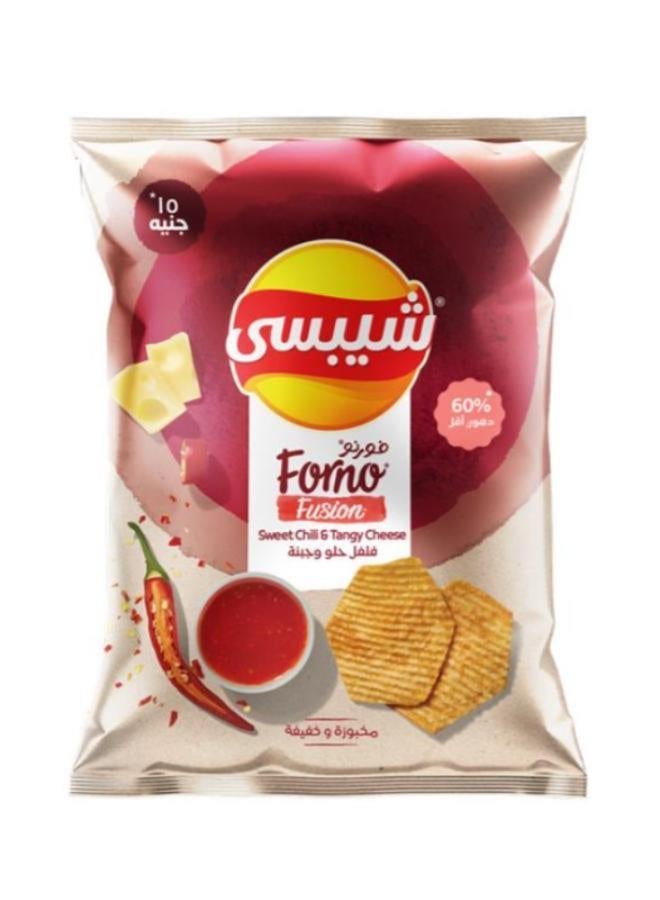 شيبسي رقائق البطاطس فورنو فيوجن بنكهة الفلفل الحلو والجبن 54*60 جم (عبوة من 3 قطع) - Image 2
