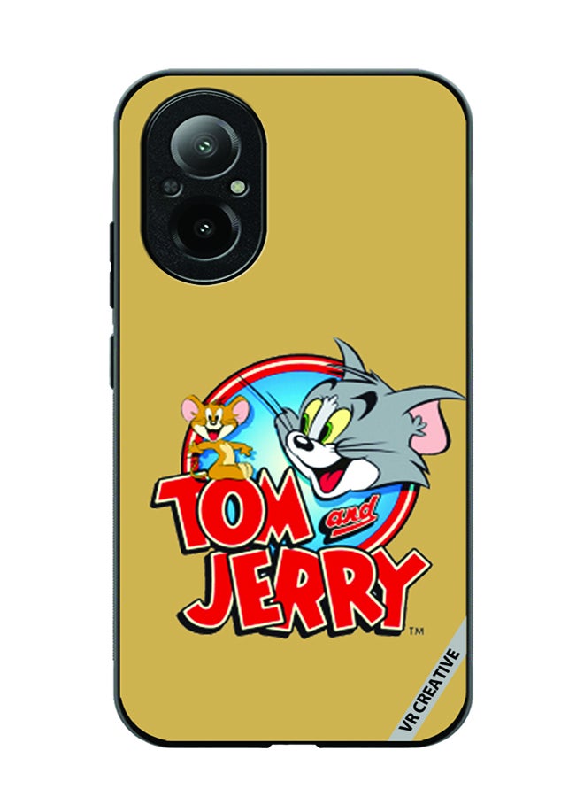 VR CREATIVE Protective Case Cover For Realme C67 4G Tom And Jerry Design Multicolour - Image 1