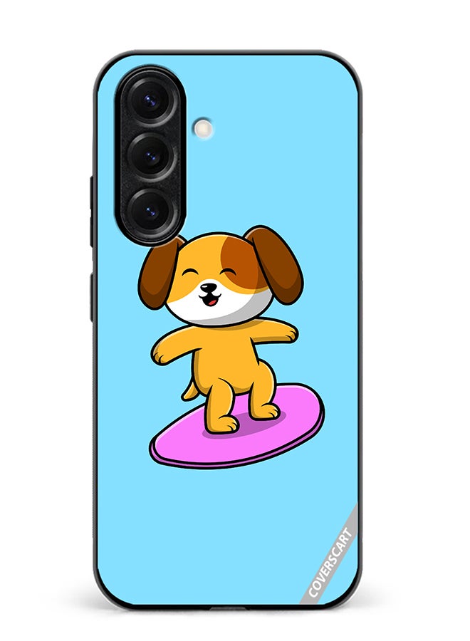 VR CREATIVE Protective Case Cover For Samsung Galaxy A56 Surf Dog Design Multicolour