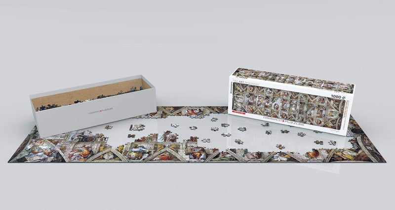 eurographics Sistine Chapel Pano 1000pc Puzzle - Image 4