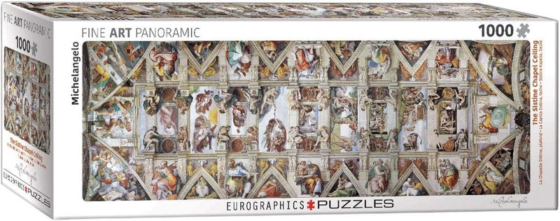 eurographics Sistine Chapel Pano 1000pc Puzzle - Image 1