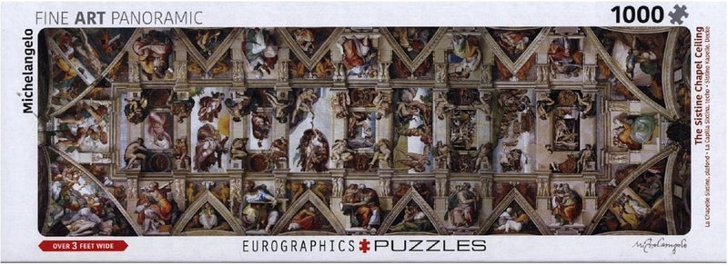 eurographics Sistine Chapel Pano 1000pc Puzzle - Image 3