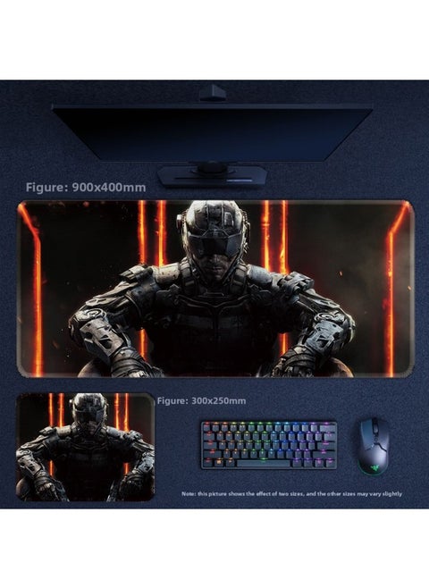 Delta Action Waterproof Mouse Pad Keyboard Pad Student Office Games-Color:700x300x3mm-Pattern:Fs-triangzhou Action-111