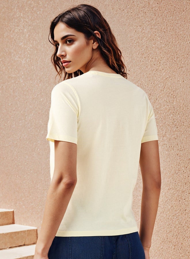 سبلاش فيڤ تيشيرت بطبعة شعار - Image 3