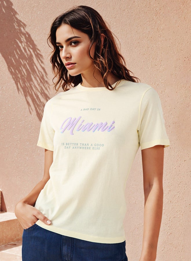 سبلاش فيڤ تيشيرت بطبعة شعار - Image 1