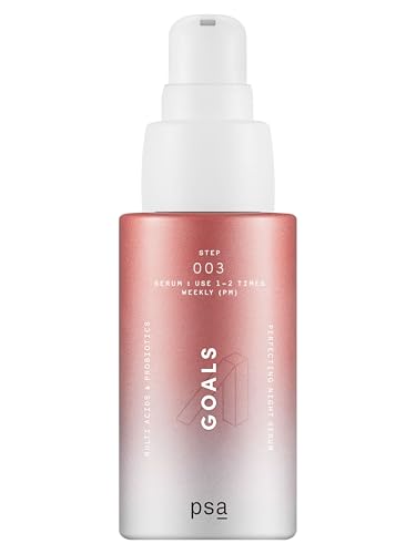 PURPOSEFUL SKINCARE PSA - GOALS Multi Acid & Probiotics Night Serum | BHA & PHA, Probiotics, White & Green Tea Complex | Suitable for All Skin Types (1 oz | 30 mL) 