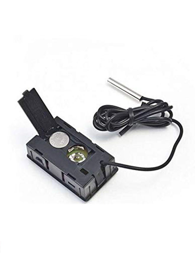 نيبمينينت مقياس حرارة رقمي للثلاجة مزود بشاشة LCD أسود - Image 2