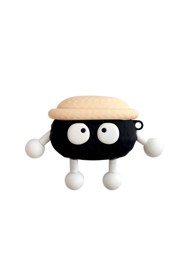 Loquat For XiaomiRedmi Buds5 Pro Earphone Protective Cover Red Mi Buds4 Cartoon Silicone Wireless Bluetooth Shell-Color:Silicone Soft Shell-hat Briquettes-Model:Red Rice Buds 4 (protective Cover) - Image 1