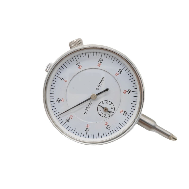 Neutral Export Type Mechanical Dial Indicator 0-10mm Accuracy 0.01mm Universal Magnetic Meter Base Set of Indicator(Dial indicator 0-10) - Image 2
