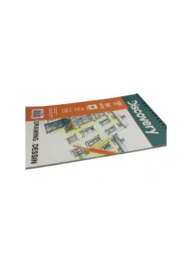 Discovery Sketch Pad – 12 Sheets, 180 gsm, 35 × 25 cm (B4) – White