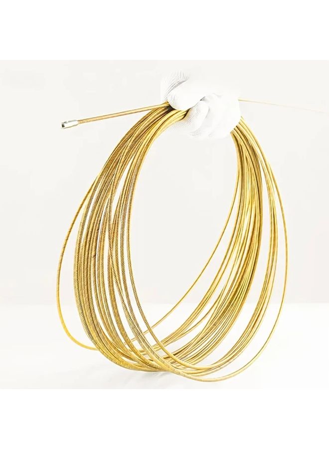 393.7 بوصة جهاز سحب كابل الحائط ذو العجلات مرنة عالية محملة بنابض أداة توجيه الأسلاك - Image 1