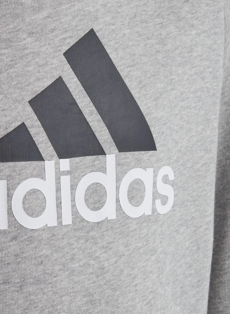 adidas هودي اساسي مزين بشعار الماركة