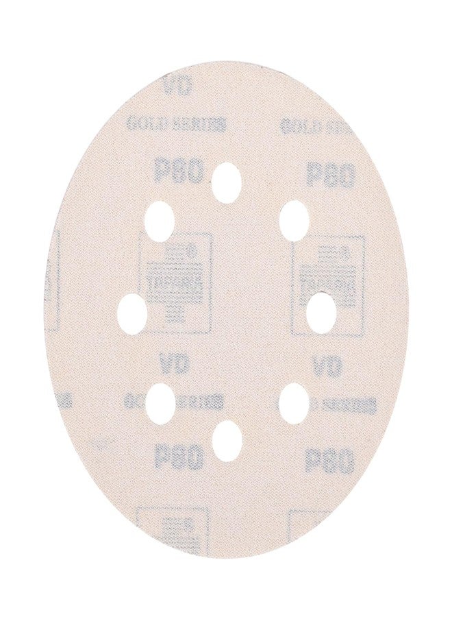 Taparia 6" Velcro Disc With 6 Holes, Grit 80 - Pack Of 20 (Vdg 6680) - Image 2