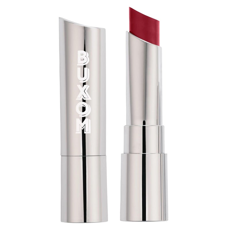 BUXOM FullOn Plumping Satin Lipstick Formulated with Hyaluronic Acid  Sunflower Wax Moisturizing Creamy Lipstick Satin Finish Weightless