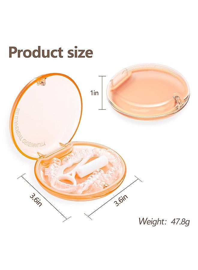 Photon حافظة تثبيت محمولة من قطعتين، حافظة واقي فم بغطاء مفصلي بإغلاق مغناطيسي، حافظات تقويم أسنان رفيعة لتقنية إنفيزلاين - Image 2