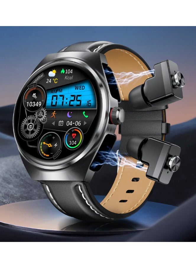 Merlin Actilife Smartwatch with Built-in Bluetooth Earbuds, 2.0” TFT Display, Water Resistant - Image 2