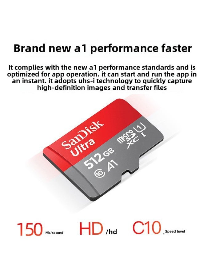 Shandi 512G Memory Card High Speed Tf Card Switch Monitoring Memory Card Mobile Phone Tablet Micro Sd Card Applicable-Capacity:256GB  - Image 3