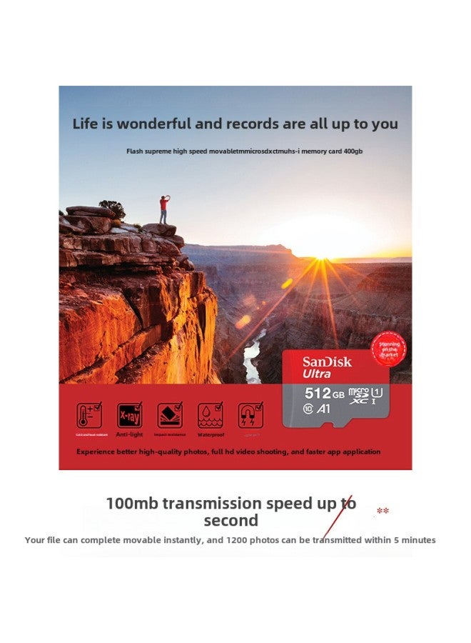 Shandi 512G Memory Card High Speed Tf Card Switch Monitoring Memory Card Mobile Phone Tablet Micro Sd Card Applicable-Capacity:256GB  - Image 4