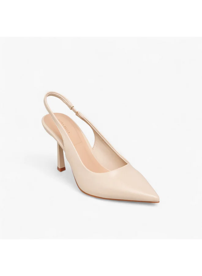 فلورا بيلا من شو إكسبرس Women Solid Slingback Shoes with Stiletto Heels