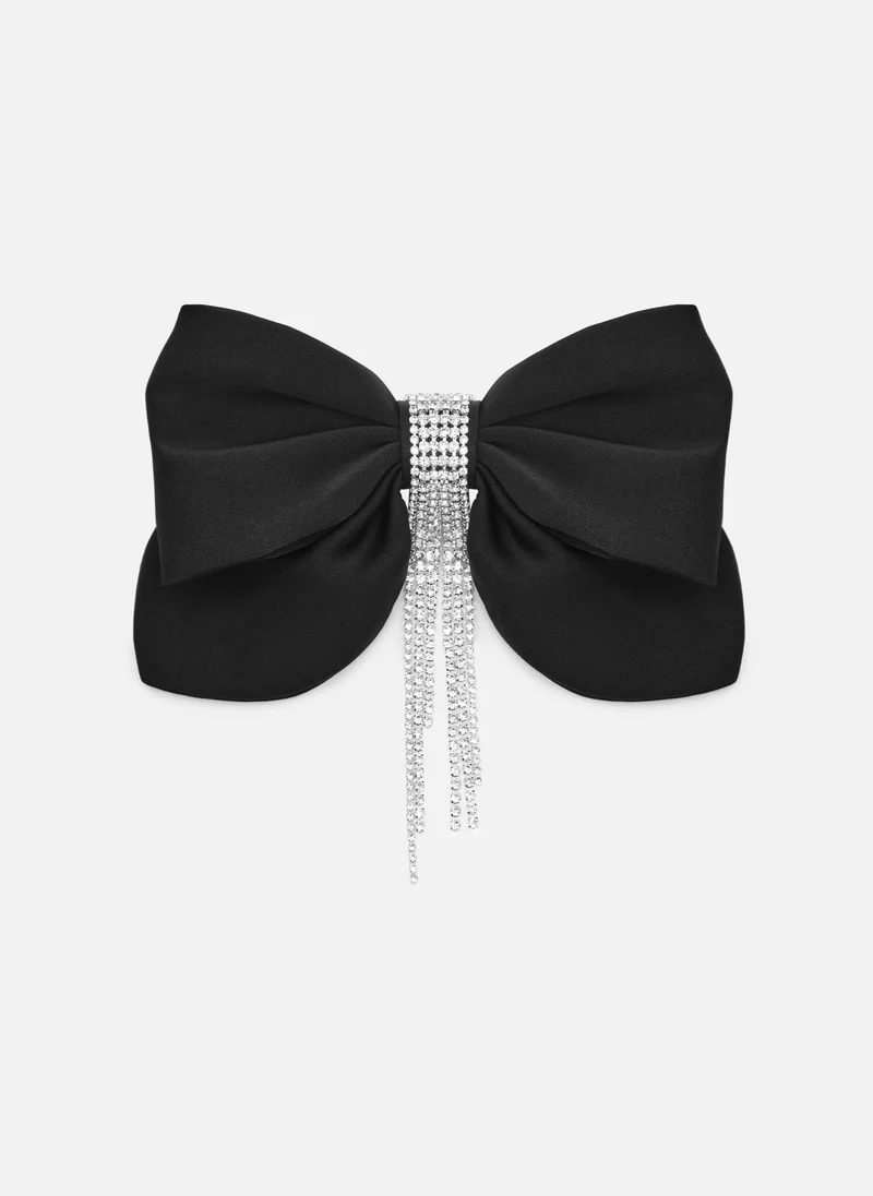 ليتشي ربطة شعر مرصعة بأحجار الراين