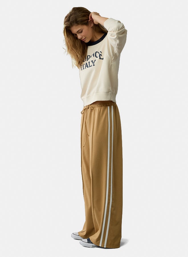 American Eagle AE Stretch High-Waisted Wide-Leg Track Pant  - Image 1