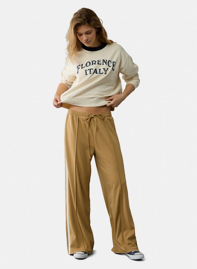 American Eagle AE Stretch High-Waisted Wide-Leg Track Pant  - Image 3