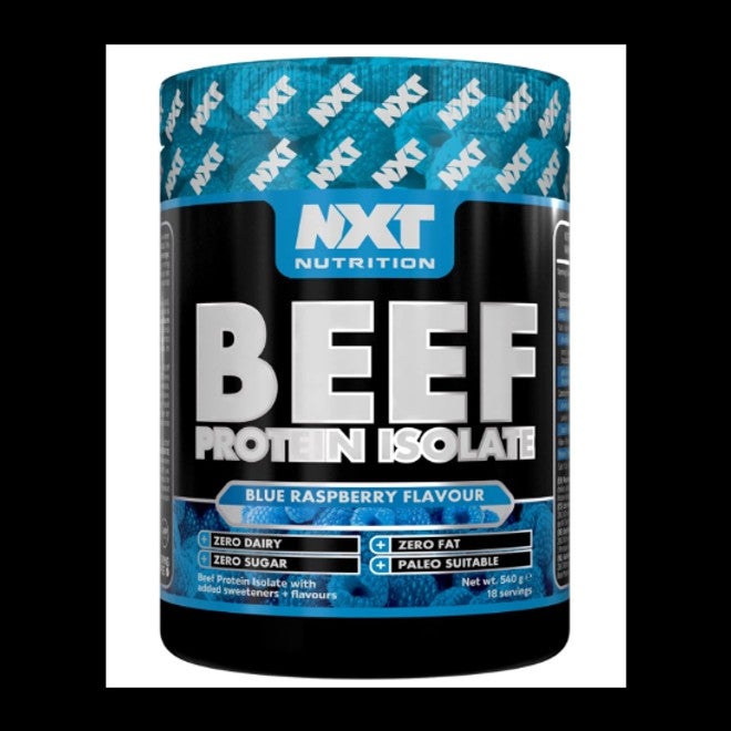 NXT Beef Protein Isolate – Blue Raspberry 540g