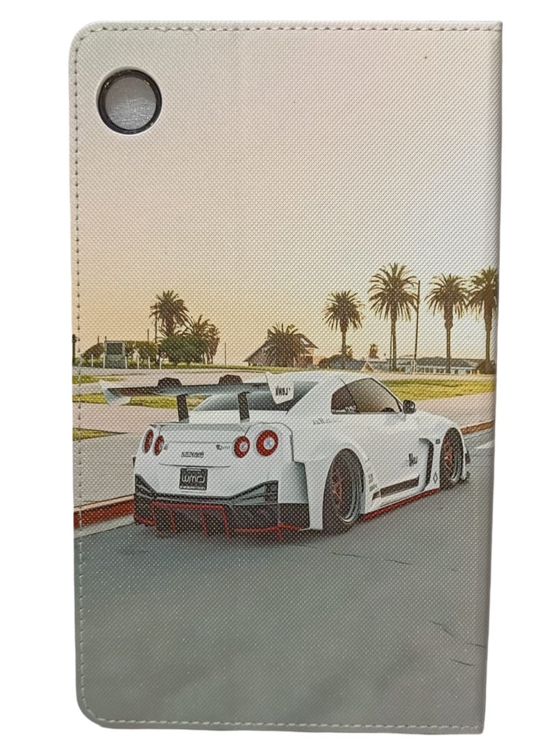 Nissan GT-R GT3 Print Case for Galaxy Tab A9 8.7 Inch 2023 Case, Slim Stand Hard Back Shell Protective Smart Cover Case for 8.7" Galaxy Tab A9 2023 SM-X110/X115/X117 - Image 1