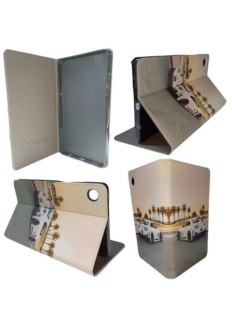 Nissan GT-R GT3 Print Case for Galaxy Tab A9 8.7 Inch 2023 Case, Slim Stand Hard Back Shell Protective Smart Cover Case for 8.7" Galaxy Tab A9 2023 SM-X110/X115/X117 - Image 3