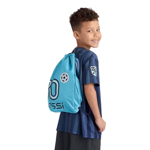 Messi Lifestyle Drawstring Bag, Side Pocket & Comfortable Straps - Image 5