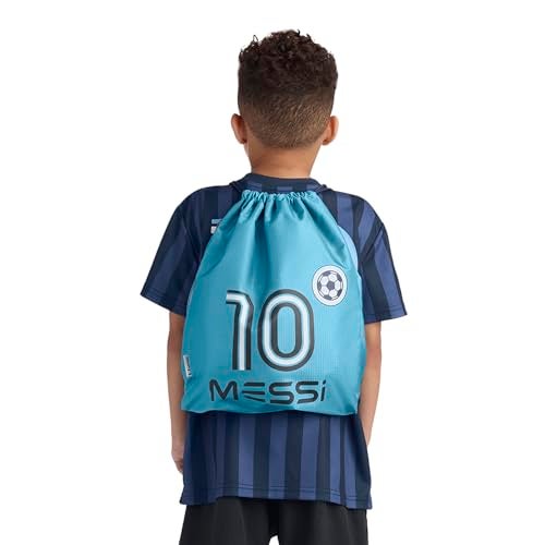 Messi Lifestyle Drawstring Bag, Side Pocket & Comfortable Straps - Image 4