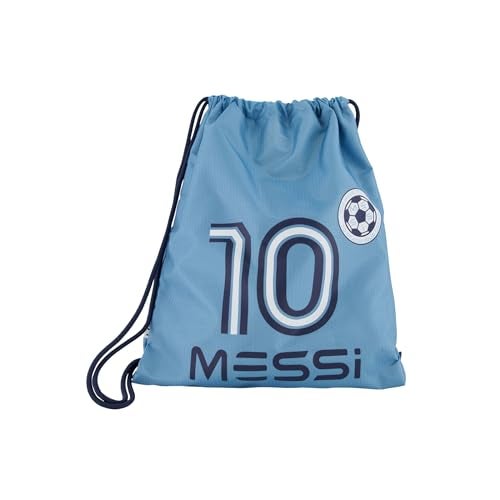 Messi Lifestyle Drawstring Bag, Side Pocket & Comfortable Straps - Image 1