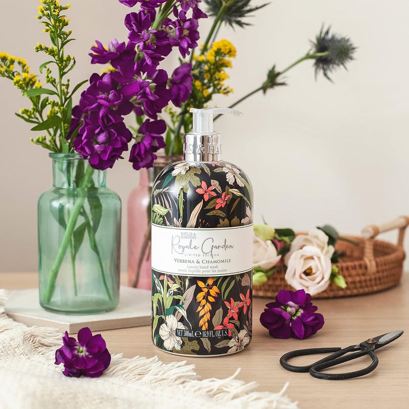 Baylis & Harding غسول يدين بايليس هاردينغ رويال غاردن فيربينا و البابونج 500 مل عبوة واحدة صديقة للنباتيين - Image 4