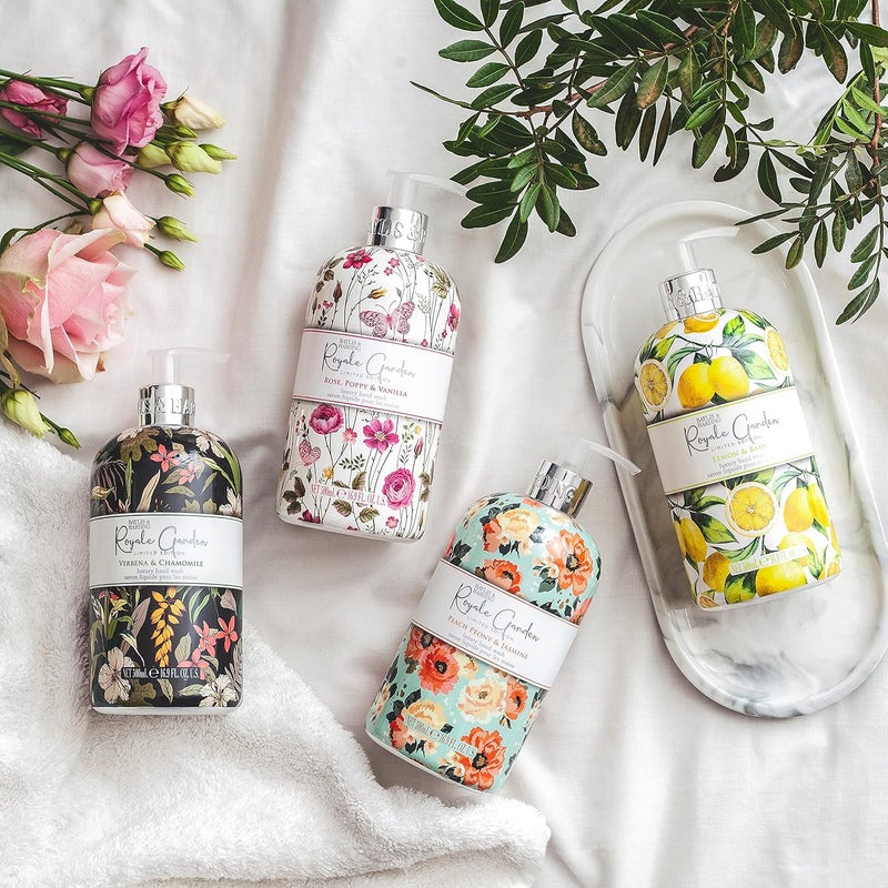 Baylis & Harding غسول يدين بايليس هاردينغ رويال غاردن فيربينا و البابونج 500 مل عبوة واحدة صديقة للنباتيين - Image 5