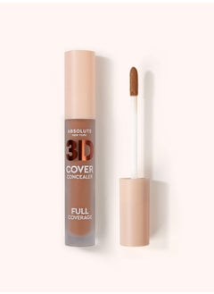 Absolute New York Absolute New York Warm Cocoa 3D Cover Concealer, Full Coverage Concealing Cream for Flawless Skin, Long-Lasting Formula, Ideal for Concealing Imperfections 
