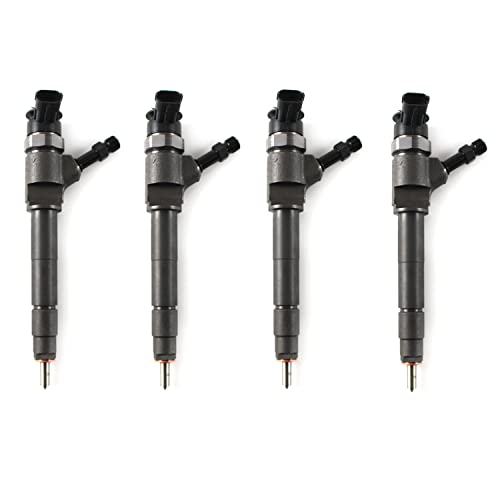 DAYSYORE 4Pcs New Diesel Fuel Injectors 0445110250 Fits for Ford-Ranger, for Mazda BT-50 WLAA13H50 WLAA-13-H50 Engine Aftermarket Parts - Image 1